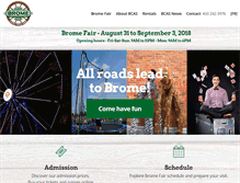 Tablet Screenshot of bromefair.com